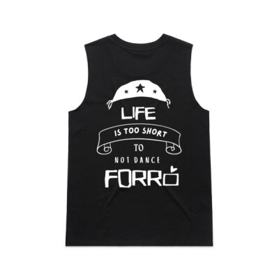 Women's Upside Tank - White - Life is too short to not dance Forró Thumbnail