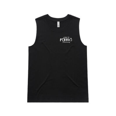 Women's Upside Tank - White logo Thumbnail