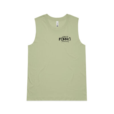 Women's Upside Tank - Black logo Thumbnail