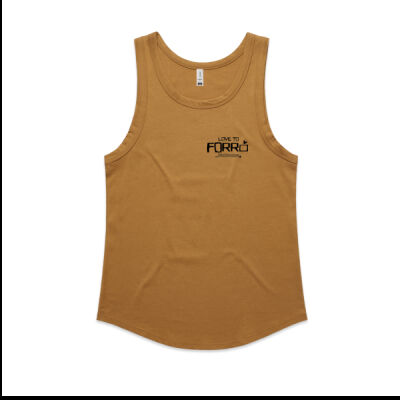 Women's Sunday Singlet - Black logo Thumbnail