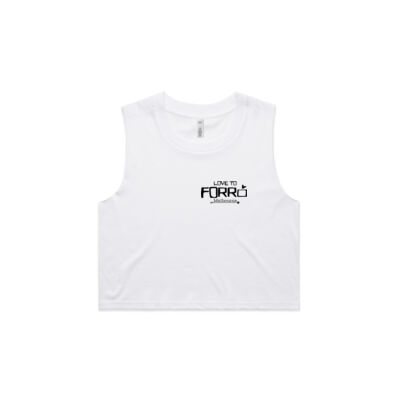 Women's Crop Tank - Black logo Thumbnail