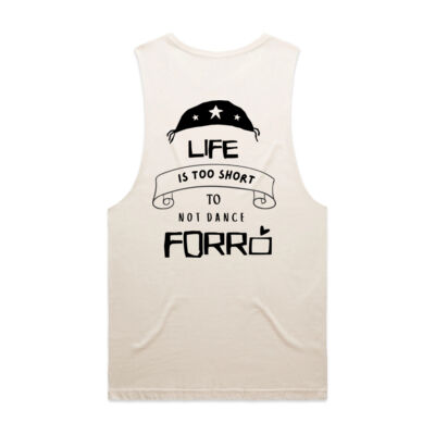 Men's Barnard Tank - Black - Life is too short to not dance Forró Thumbnail