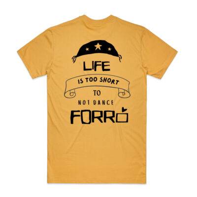 Men's Staple Tee - Black - Life is too short to not dance Forró  Thumbnail