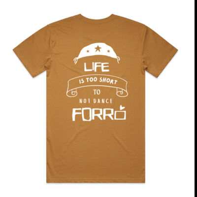 Men's Staple Tee - White - Life is too short to not dance Forró  Thumbnail