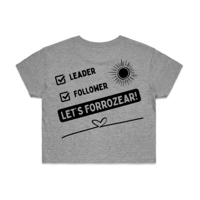 Women's Crop Tee - Black - Leader Follower Thumbnail